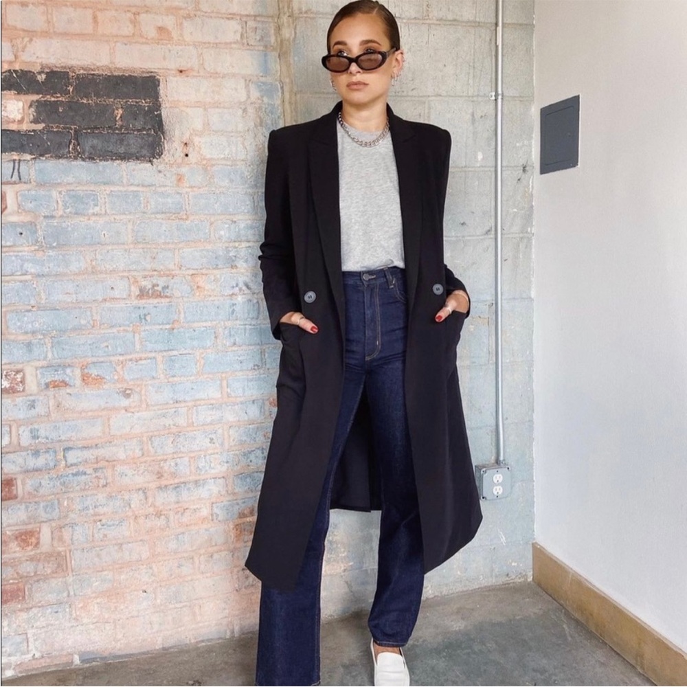 Danielle Bernstein Longline Blazer Jacket Coat XL